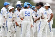 இந்தியா யு-19 அணிக்கு எதிரான டெஸ்ட்: ஆஸ்திரேலியா யு-19 அணி 243 ரன்களுக்கு ஆட்டமிழப்பு