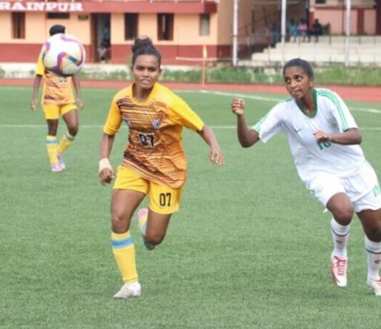 தேசிய சீனியர் மகளிர் கால்பந்து: சத்தீஸ்கரை வீழ்த்தியது தமிழ்நாடு அணி