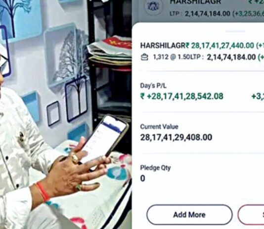 டிமேட் கணக்கில் டிஜிட்டல் மாயம்: ம.பி.யில் சில நிமிடங்கள் மட்டும் கோடீஸ்வரராக இருந்த வழக்கறிஞர்