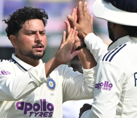 டெஸ்ட் போட்டி தரவரிசை: 14-வது இடத்துக்கு குல்தீப் யாதவ் முன்னேற்றம்