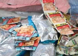 நாகர்கோவில் ராமன்புதூரில் புகையிலை விற்றவர் கைது.