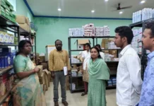 குமரி: மருந்து சேமிப்பு கிடங்கியினை கலெக்டர் பார்வை