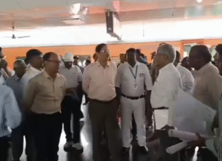 நாகர்கோவிலில் தென்னக ரயில்வே பொது மேலாளர் ஆய்வு.