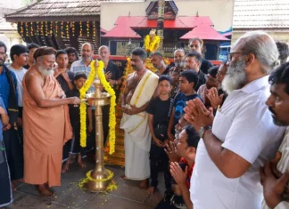 களியக்காவிளை: ஐயப்ப பக்தர் மண்டல முகாம் துவக்கம்