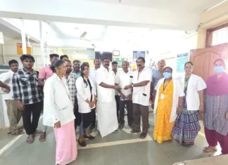 சேனம்விளை: அரசு மருத்துவமனைக்கு வாஷிங் மெஷின் வழங்கிய எம்எல்ஏ