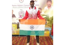 குமரி: ஆசிய தடகள போட்டி – எஸ்ஐக்கு 2 பதக்கங்கள்