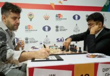 நெபோம்னியாச்சியை வீழ்த்தினார் திப்தாயன்