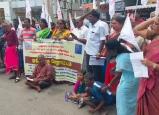 குமரி: சப்கலெக்டர் அலுவலகத்தில் மாற்றுத்திறனாளிகள் போராட்டம்