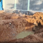 குமரி: சதுப்புநில பகுதியில் கட்டப்படும் பேருராட்சி கட்டிடம்