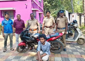 மார்த்தாண்டம்: பிரபல பைக் திருடன் கைது