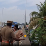 குமரி: மேம்பாலத்தில் அண்ணன் தங்கை பலி; கலெக்டர் ஆய்வு