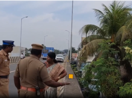 குமரி: மேம்பாலத்தில் அண்ணன் தங்கை பலி; கலெக்டர் ஆய்வு