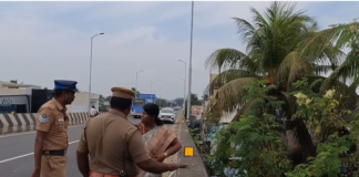 குமரி: மேம்பாலத்தில் அண்ணன் தங்கை பலி; கலெக்டர் ஆய்வு