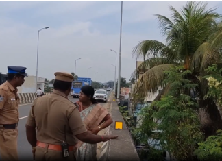 குமரி: மேம்பாலத்தில் அண்ணன் தங்கை பலி; கலெக்டர் ஆய்வு