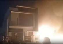 நாகர்கோவில் அருகே ஆக்கர் கடையில் தீ விபத்து.