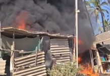 தேங்காப்பட்டணம்: மீன்பிடி துறைமுகத்தில் திடீர் தீ விபத்து