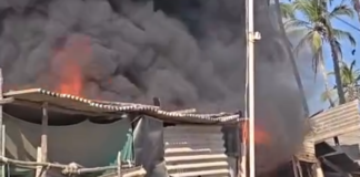 தேங்காப்பட்டணம்: மீன்பிடி துறைமுகத்தில் திடீர் தீ விபத்து