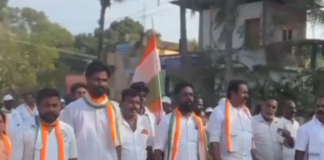 நடைக்காவு: ராஜேஷ் குமார் எம் எல் ஏ பாதயாத்திரை