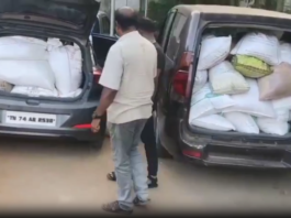 விளவங்கோடு: 2 வாகனங்களில் 3500 கிலோ ரேஷன் அரிசி பறிமுதல்