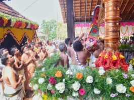 களியக்காவிளை: சிவபார்வதி கோயிலில் சிவராத்திரி விழா துவக்கம்