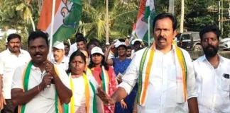 சூழால்: நூறு நாள் வேலை ; எம்எல்ஏ பாதயாத்திரை