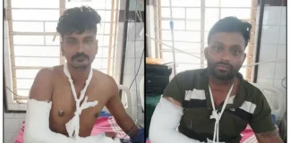 குமரி: பாதிரியாரின் காரை உடைத்த 2 பேர் கை முறிந்தது