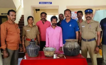 தக்கலை: சாராய ஊறல் பறிமுதல்; ஒருவர் கைது