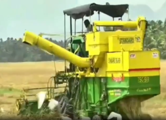 குமரியில் இரண்டாவது பருவ நெல் அறுவடை தொடக்கம்.