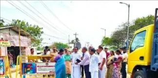 முதலமைச்சர் வருகை; பணிகள் குறித்து அமைச்சர் ஆய்வு.