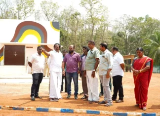 குமரி: தமிழக துணை முதல்வர் வருகை அமைச்சர் ஆய்வு