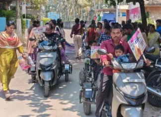 கிள்ளியூர்: மாற்றுத்திறனானிகள் தேர்தல் விழிப்புணர்வு