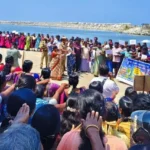 தேங்காபட்டணம்: மீனவ கிராமத்தில் தேர்தல் விழிப்புணர்வு