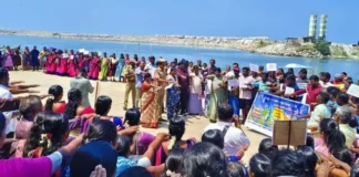 தேங்காபட்டணம்: மீனவ கிராமத்தில் தேர்தல் விழிப்புணர்வு