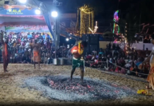 வள்ளவிளை: ஶ்ரீ ராஜராஜேஸ்வரி கோவில் தீ மிதி திருவிழா