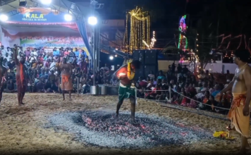 வள்ளவிளை: ஶ்ரீ ராஜராஜேஸ்வரி கோவில் தீ மிதி திருவிழா