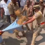 தக்கலை: ராகுல்காந்தி உருவ பொம்மை எரிக்க முயன்ற பா ஜ வினர்