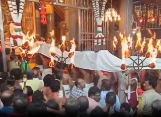 மண்டைக்காடு: நள்ளிரவில் ஒடுக்கு பூஜையுடன் விழா நிறைவு