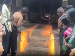 திருவட்டாறு: கோயில் கருவறைக்குள் விழுந்த சூரிய ஒளி