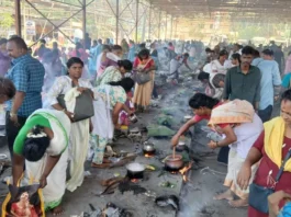 மண்டைக்காடு: கோயிலில் நள்ளிரவு வலிய படுக்கை பூஜை