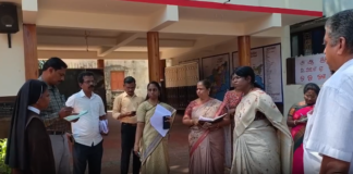 குளச்சல்: பதற்றமான வாக்குச்சாவடிகளில் கலெக்டர் ஆய்வு