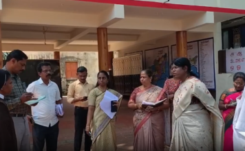 குளச்சல்: பதற்றமான வாக்குச்சாவடிகளில் கலெக்டர் ஆய்வு