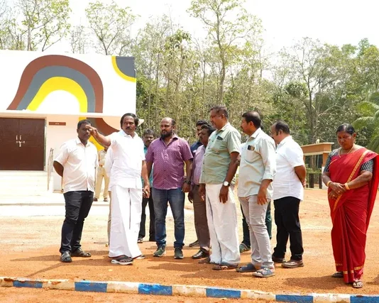 குமரி: தமிழக துணை முதல்வர் வருகை அமைச்சர் ஆய்வு