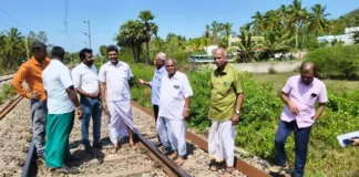 குமரி: ரயில் பாதைக்கு நீர்நிலைகள் மூடல் – ஆய்வு தொடக்கம்