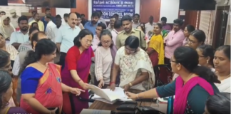 குமரி: தேர்தல் கட்டுபாட்டு அறையை ஆய்வு செய்த அதிகாரிகள்