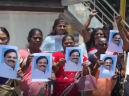 வடசேரியில் தளவாய் சுதந்திரத்திற்கு எதிராக போராட்டம்