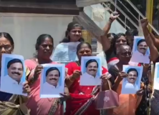 வடசேரியில் தளவாய் சுதந்திரத்திற்கு எதிராக போராட்டம்