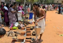 கொல்லங்கோடு: பத்ரகாளி அம்மனுக்கு பத்தாம் உதய பொங்கல்