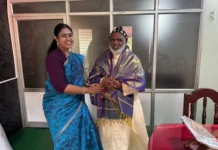 மார்த்தாண்டம்: ஆயரை சந்தித்த பா. ஜ வேட்பாளர் விஜயதரணி