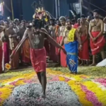 குமரி: குரியன்விளை பத்ரகாளி கோவிலில் தீ மிதி விழா