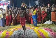 குமரி: குரியன்விளை பத்ரகாளி கோவிலில் தீ மிதி விழா